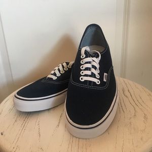 Authentic Style Navy Vans [Never Worn!]